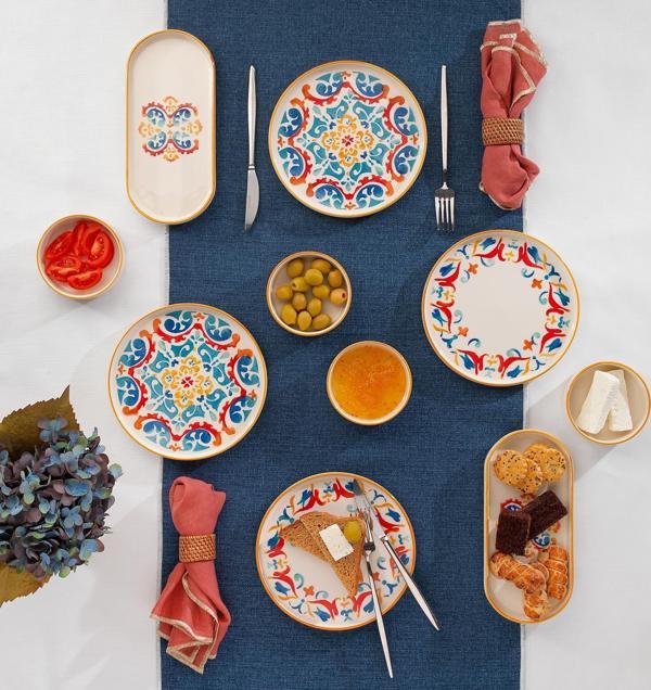 Schafer Sunny 4 Kişilik Kahvaltı Takımı 10 Parça-Hardal - Image 1