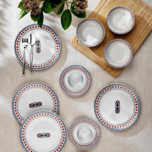 Schafer Lily Kahvaltı Takımı 16 Parça-Kırmızı - Image 1