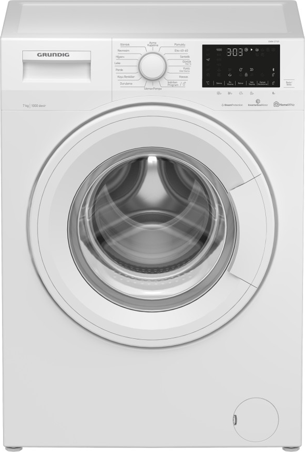 Grundig GWM 27101 Wi-Fi 1000 Devir 7 kg Çamaşır Makinesi - Image 1