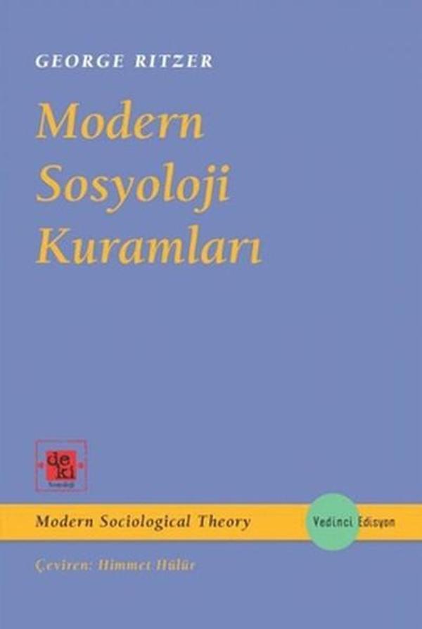 Modern Sosyoloji Kuramları - Deki Yayınevi - Image 1