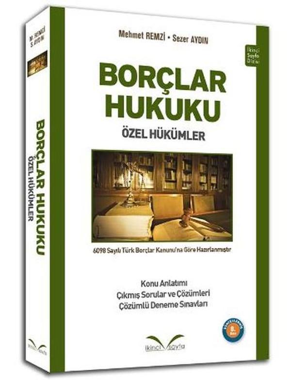 Borçlar Hukuku - Özel Hükümler - İkinci Sayfa - Image 1