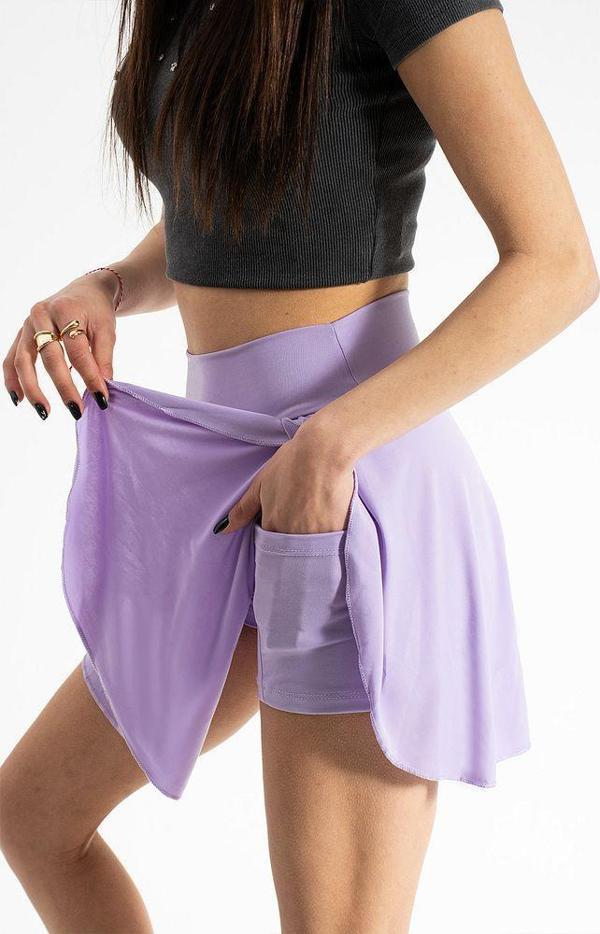 Kadın Şort Etek Cepli Rahat - Image 1