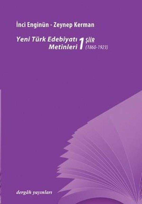Yeni Türk Edebiyatı Metinleri 1 - Şiir - Dergah Yayınları - Image 1
