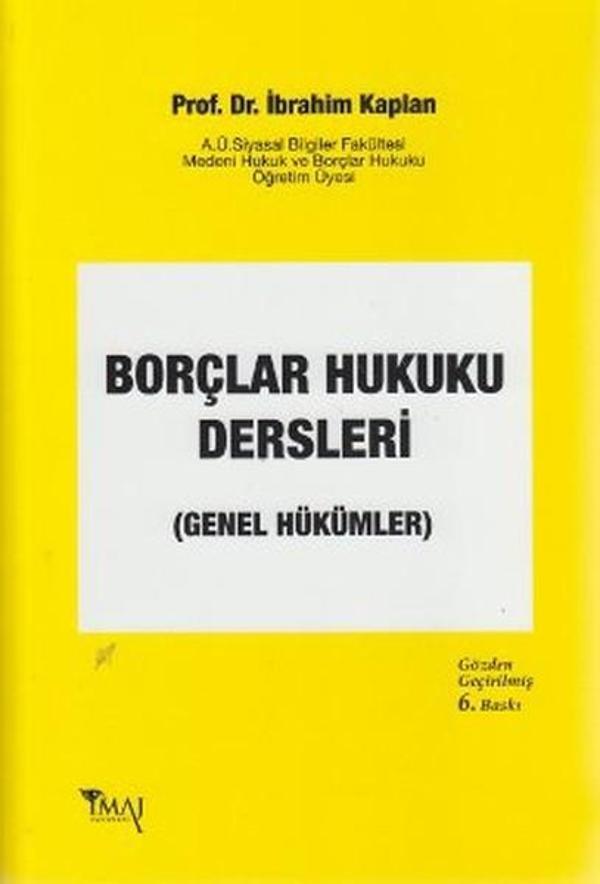 Borçlar Hukuku Dersleri - İmaj Yayıncılık - Image 1