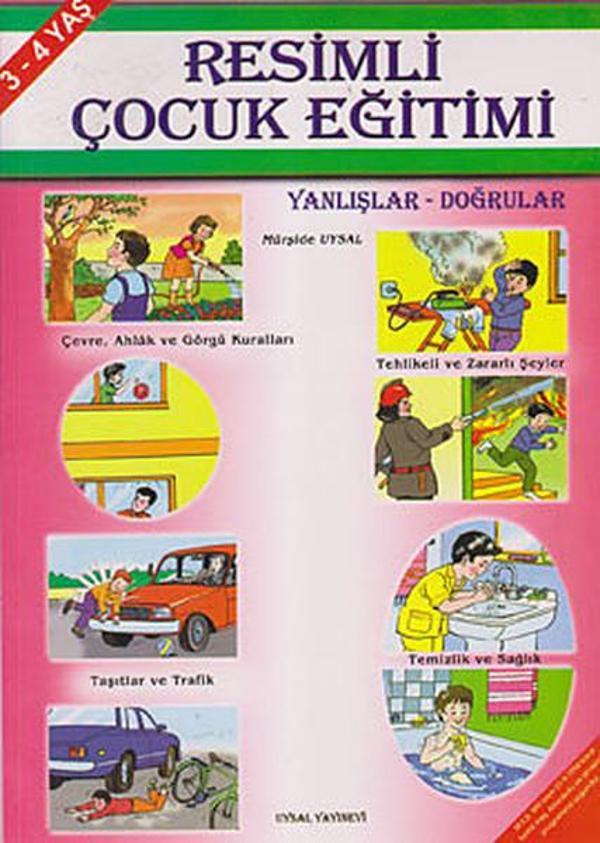 Resimli Çocuk Eğitimi 3-4 Yaş - Uysal Yayınevi - Image 1