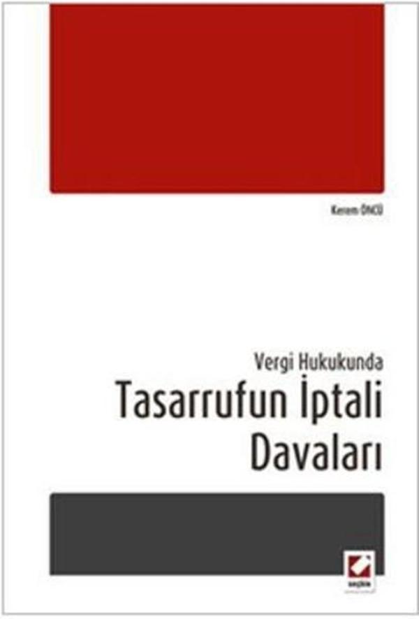 Tasarrufun İptali Davaları - Seçkin Yayıncılık - Image 1