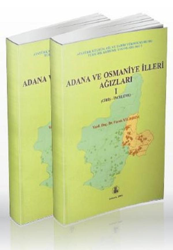Adana ve Osmaniye İlleri Ağızları 1-2 (2 Cilt Takım) - Türk Dil Kurumu Yayınları - Image 1
