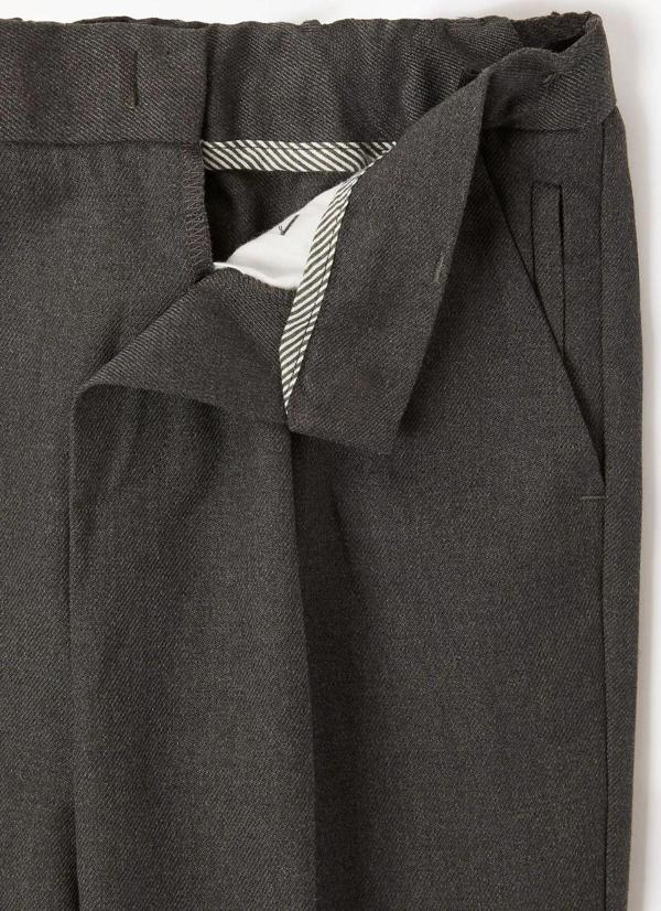 Yakamel Erkek Gri Lise Boy Rahat Kesim Kaliteli Kullanışlı Kumaş Okul Pantolonu - Image 1