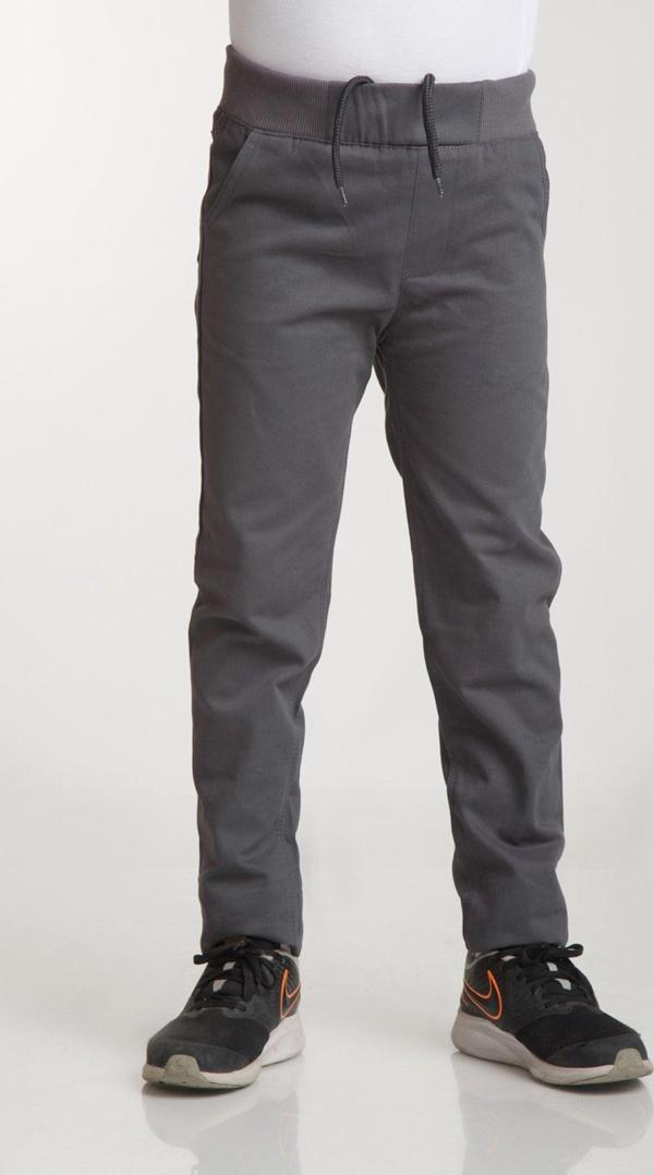 Yakamel *Kargo Cepli* Esnek Canvas Spor Model Gizli Bel Lastikli Çocuk Okul Pantolon - Image 1