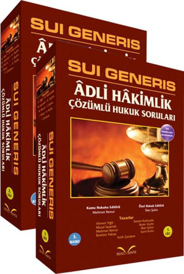 Sui Generis - Adli Hakimlik Hukuk Soruları (2 Cilt Takım) - İkinci Sayfa - Image 1