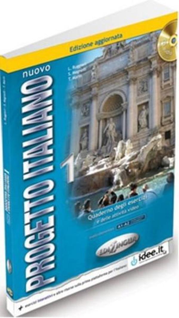 Nuovo Progetto Italiano 1 Quaderno Degli Esercizi +CD (İtalyanca Temel ve Orta-Alt Seviye) - Nüans - Image 1
