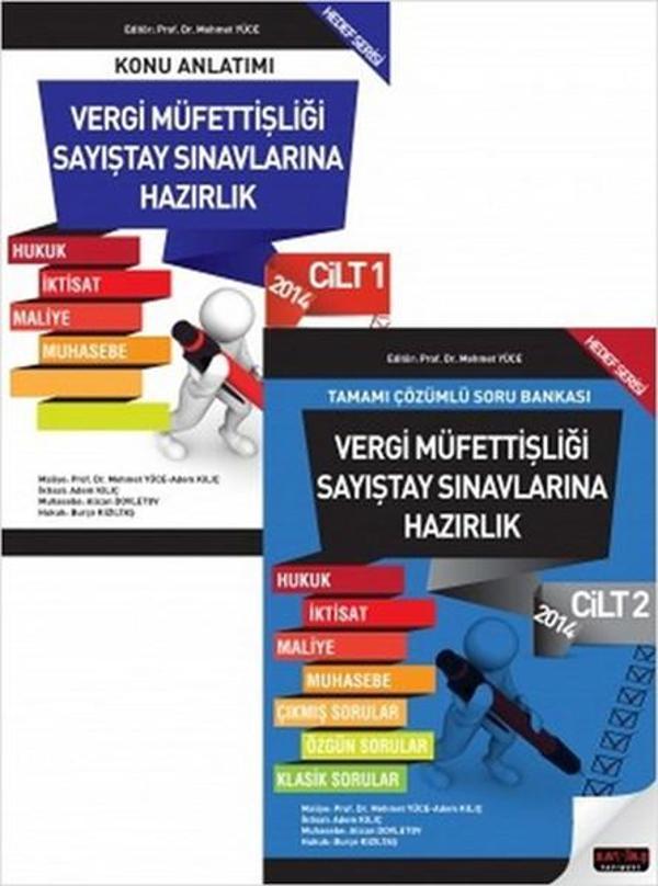 2014 Vergi Müfettişliği Sayıştay Sınavlarına Hazırlık Kitabı (2 Cilt Takım) - Savaş Yayınevi - Image 1