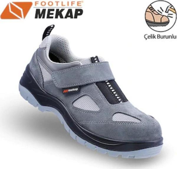 Mekap Jupiter 157-01 Yazlık Süet Çelik Burunlu Iş Ayakkabısı (41 Numara) - Image 1