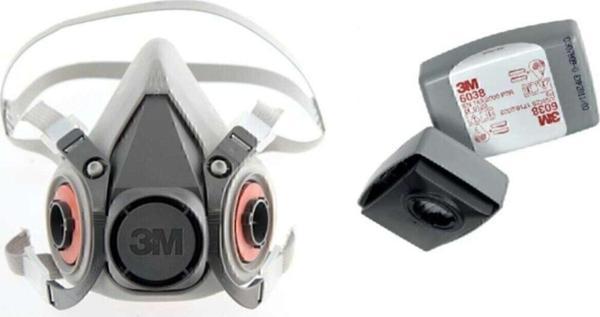 3M 6200 Yarım Yüz Maskesi +6038 Filtre Kombine Set Yapialetleri - Image 1