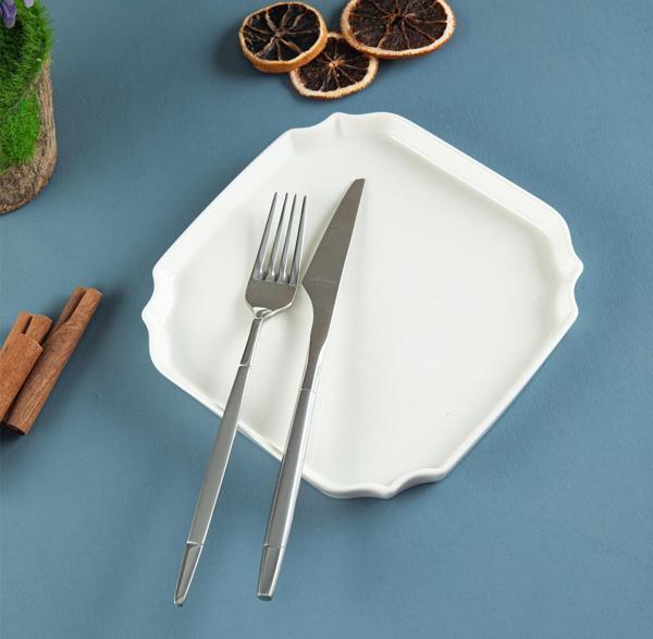 Aryıldız Lunar Kare Servis Tabağı 18 cm - Image 1