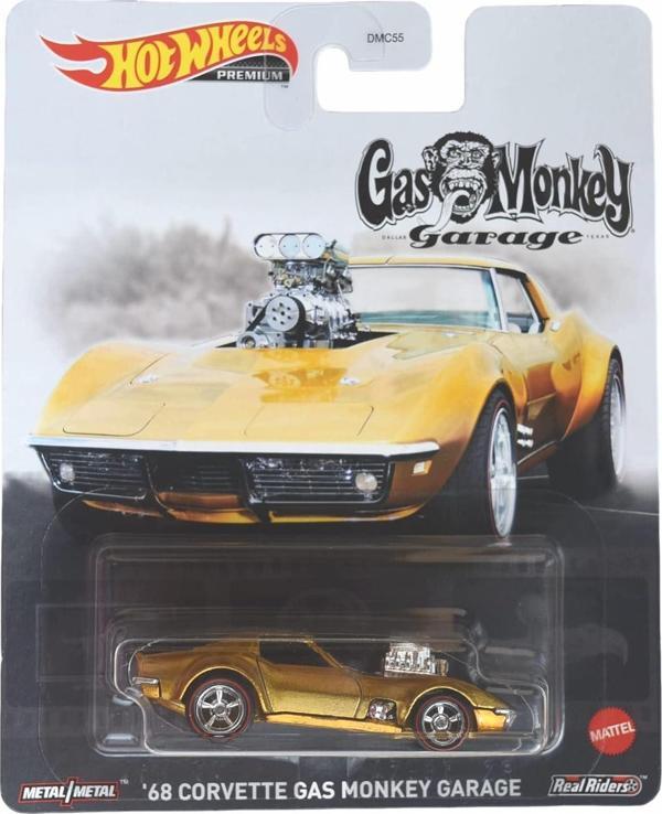 Hot Wheels Premium Gas Monkey Garage - '68 Corvette Gas Monkey Garage FLD15 - Image 1