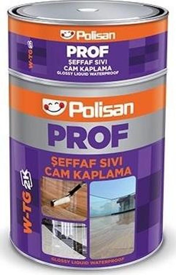 Polisan Prof W-TG 2K Sıvı Cam Şeffaf 3 Kg - Image 1
