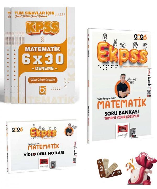 2026 EKPSS Matematik Konu + Soru + Deneme Seti 3 Kitap Bigelio ve Yargı Yayınları - Bi bigelio - Image 1