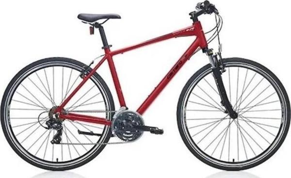 Carraro Sportive 220 28" Jant 21 Vites Erkek Şehir Bisikleti Mat Krom Kırmızı Siyah - Image 1