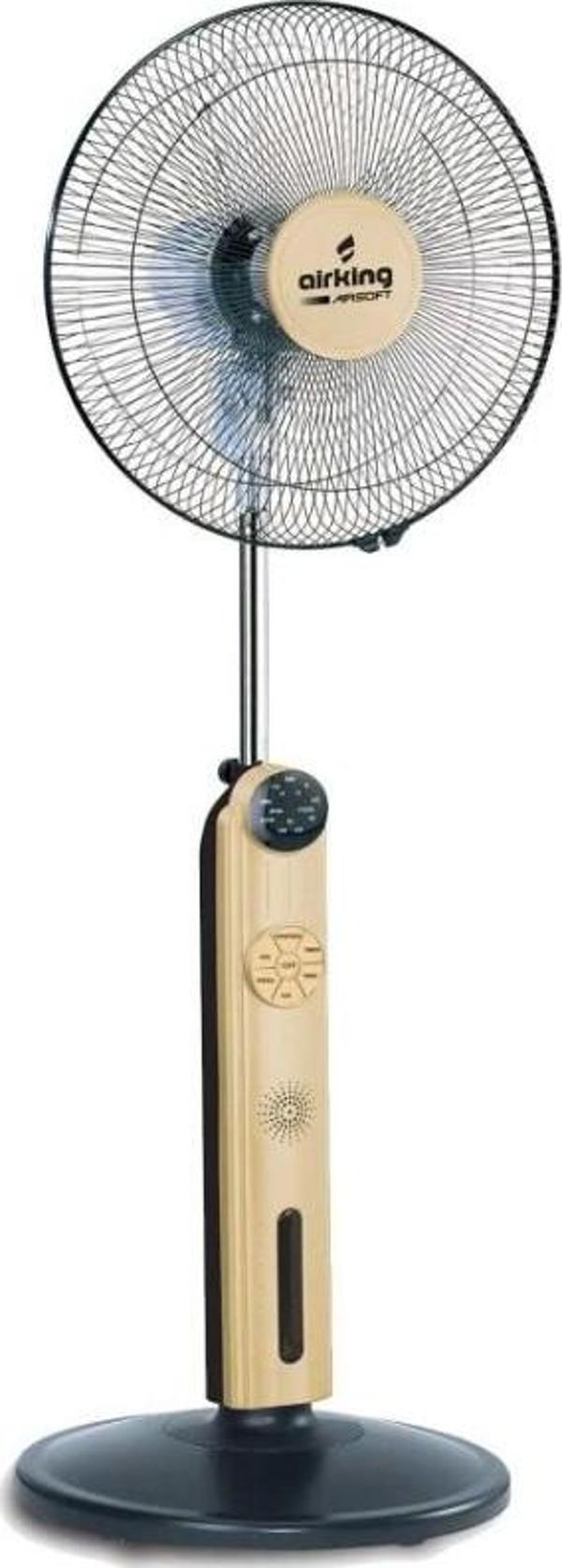Airking Airsoft 4 Fonksiyonel Salınımlı İyonizerli Vantilatör Gold - Image 1