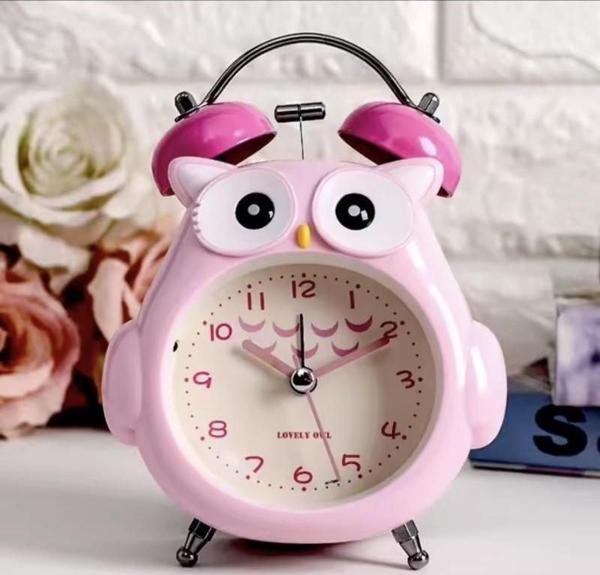 Baykuş Işıklı Masaüstü Saat - Image 1