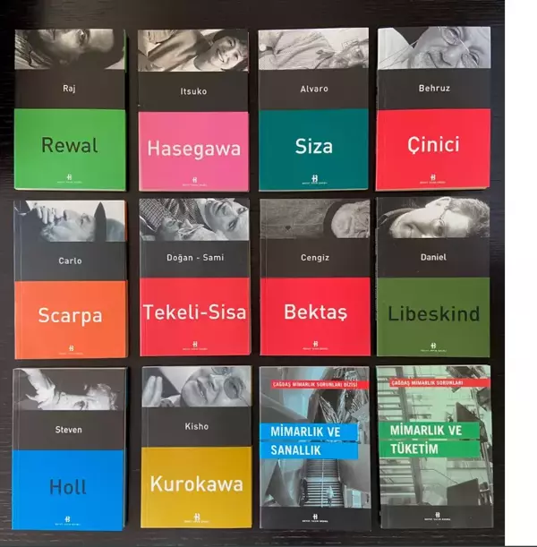 Çağdaş Dünya ve Türkiye Mimarları Dizisi - 11 Kitap Takım - Boyut Yayın Grubu - Image 1
