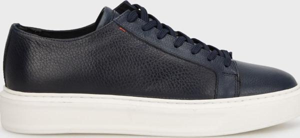 Marcomen Hakiki Deri Sneaker Erkek Ayakkabı 15217136L2 KOYU LACIVERT - Image 1