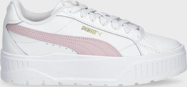 Puma Karmen II L Logolu Platform Taban Sneaker Bayan Ayakkabı 39745612 BEYAZ-PUDRA - Image 1