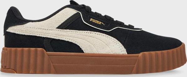 Puma Park Lifestyle SK8 Deri Logolu Sneaker Bayan Ayakkabı 40072503 SİYAH-EKRU - Image 1