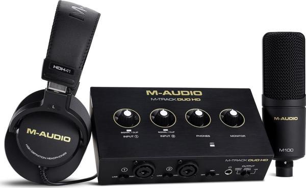 M-Track Duo HD Producer Pack | 24 bit / 192 khz, yeni nesil yüksek kaliteli stüdyo kayıt paketi - Image 1