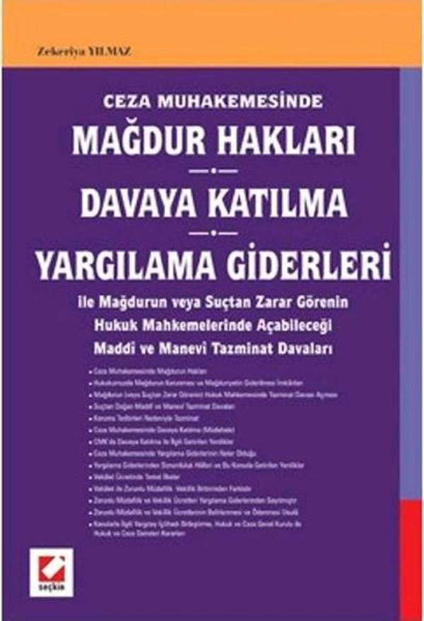 Ceza Muhakemesinde Mağdur Hakları Davaya Katılma Yargılama Giderleri ile Mağdurun Veya Suçtan Zarar - Seçkin Yayıncılık - Image 1