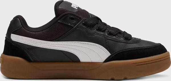 Puma Park Lifestyle SK8 Deri Karışımlı Süet Detaylı Sneaker Erkek Ayakkabı 40049702 SİYAH-BEYAZ - Image 1