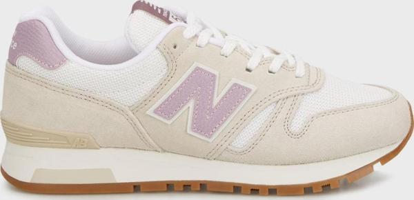 New Balance NB Lifestyle Logolu Süet Sneaker Bayan Ayakkabı WL565LLC BEJ - Image 1