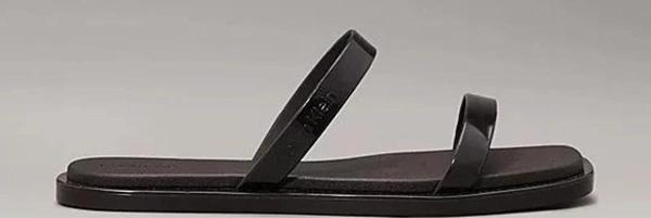 Calvin Klein DOUBLE BAR SLIDE - JELLY Kadın  Terlik HW0HW02417-BEH - Image 1