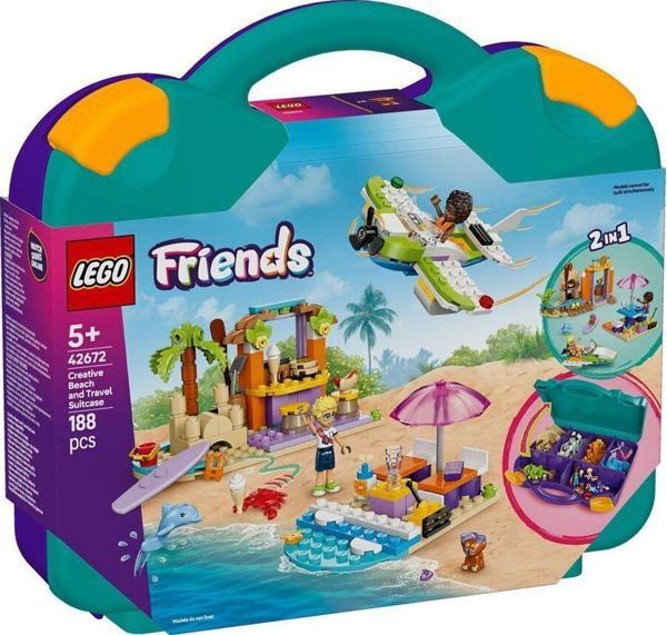 42672  Friends Yaratıcı Plaj ve Seyahat Bavulu 188 parça +5 yaş - Image 1