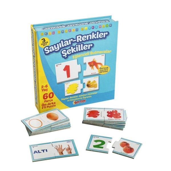 1444 EĞLENCELİ BUL SAYILAR RENKLER ŞEKİLLER - Image 1