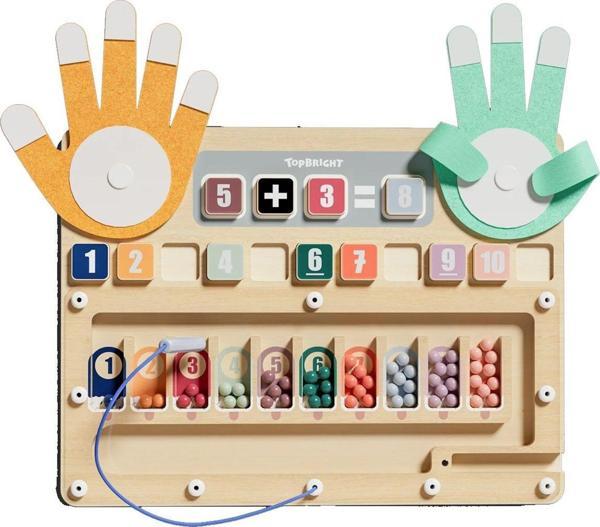 Manyetik Ahşap Kartlarla Parmak ve Boncuk Matematiği Oyunu ile Sayılarla Tanışın! - Image 1