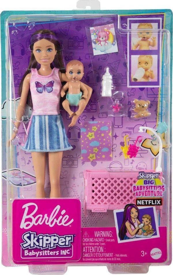 HJY33 Mavi Saçlı Skipper Bebek Bakıcısı  ve Oyun Seti - Image 1