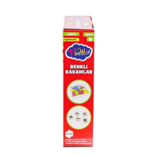 ONY-401 Ahşap Renkli Rakamlar 26 Parça -Onyıl Oyuncak - Image 1