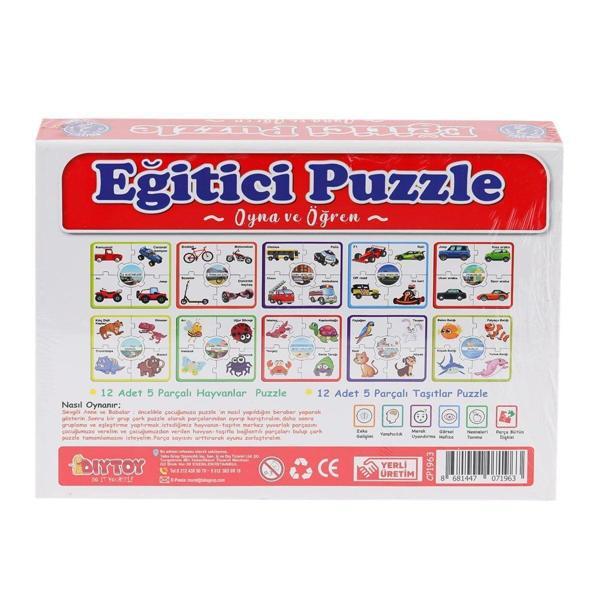 7196 ÇARK PUZZLE HAYVANLAR - Image 1
