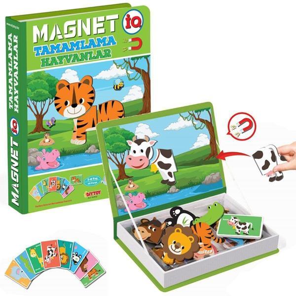 1512 DıyToy, Magnet Tamamlama - Hayvanlar/ +3 yaş - Image 1