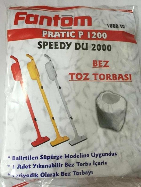 Fantom P1200 Pratik Süpürge Bez Toz Torbası (5 Adet) - Image 1
