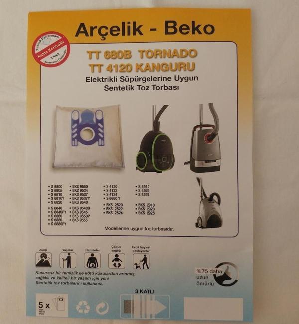 20 Adet Arçelik Beko Tt680B Tornado Tt4120 Kanguru - Image 1