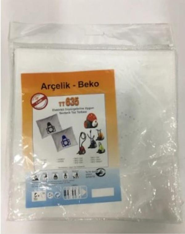 Arçelik 6255 B 6255 C S 6255 P Süpürge Toz Torbası Adet - 20 Adet - Image 1