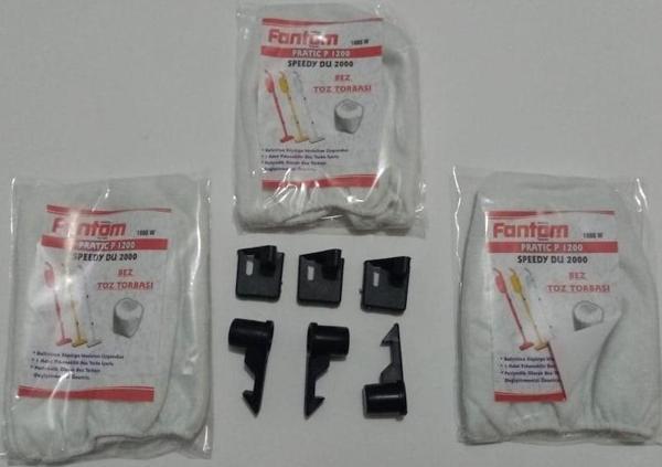 Fantom Pratik P1200 Süpürge Toz Torbası Ve Kilidi - Image 1