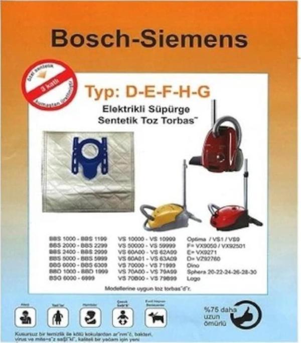 Bosch Gl-30 Elektrikli Süpürge Toz Torbası 20 Adet - Image 1