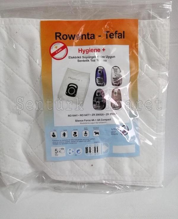 Rowenta - Hygiene A Elektrikli Süpürge Toz Torbası Bez 10 Adet - Image 1