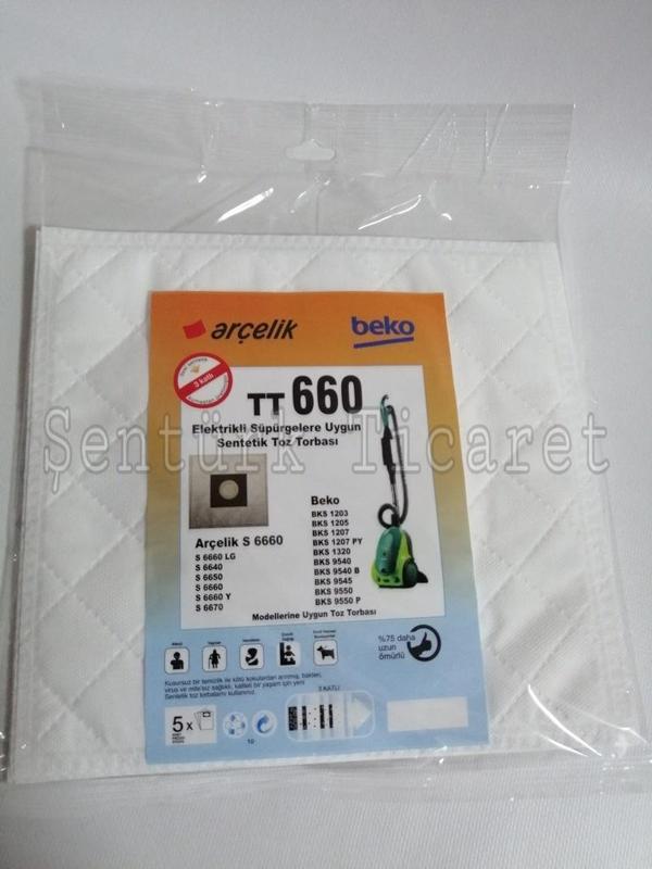 Arçelik S 6660Lg S 6640 Elektrikli Toz Torba 10 Adet - Image 1