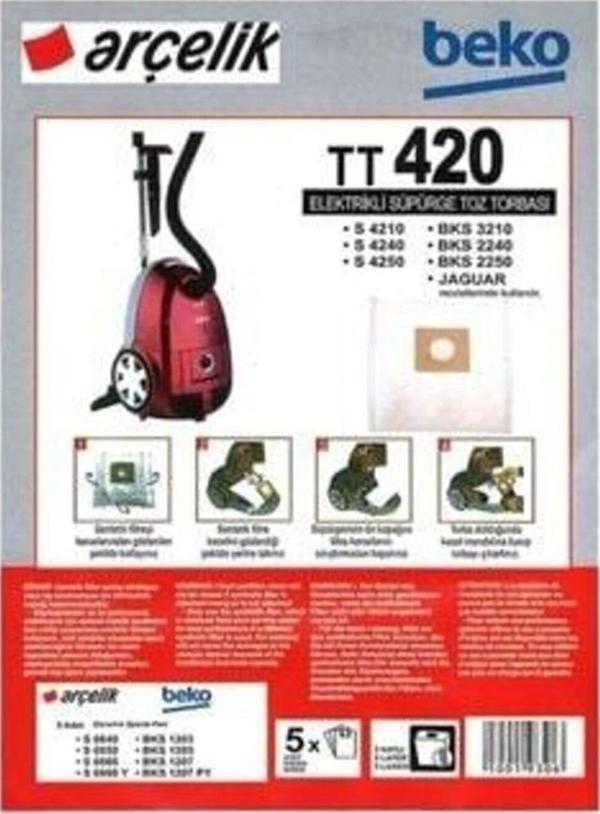 Arcelık S4210 S4240 S4250 Süpürge Torbası Standart - Image 1