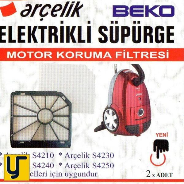 Arçelik S4210, S4230, S4240, S4250 Süpürge Motor Koruma Filtresi Adet - 2 Adet - Image 1